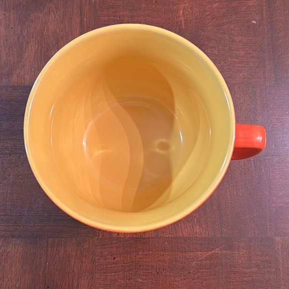 Reese's Pieces Mug Orange and Yellow Large Soup Candy Trinket Bowl 28 oz. - Picture 2 of 6